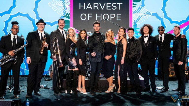 Liquid Blue Corporate Band Performing at Harvest of Hope Event